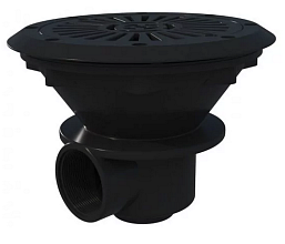 Dnová výpust kulatá 210mm Antracit RAL 7016