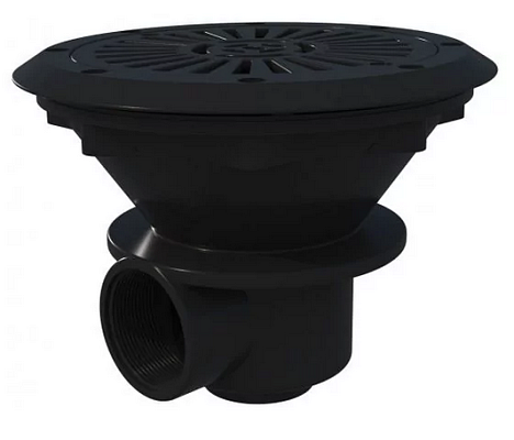 Dnová výpust kulatá 210mm Antracit RAL 7016