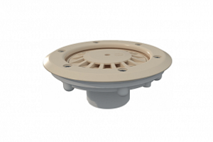 Dnová tryska regulovatelná do fólie Slonová kost RAL1015