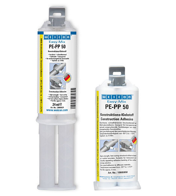 Lepidlo na PP a PE, dvojsložkové, 24ml WEICON