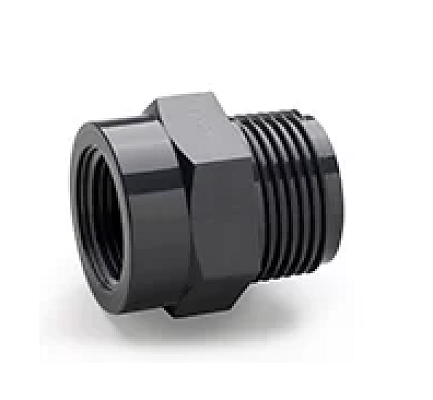 Přch.nipl závitový vnitř./vněj. Závit d1 1/2x1/2 PVC PN16