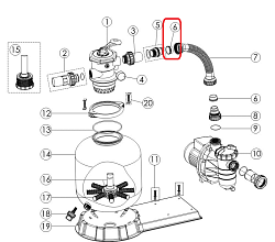 Těsnění adaptéru hadice TOP SS