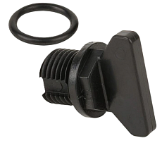 Zátka 6-ti cestného ventilu TOP SS (místo manometru)