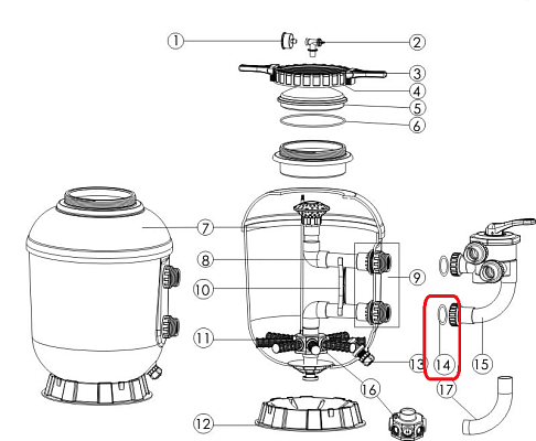 Těsnění pod připojení SMG 500/650 (set 2ks)