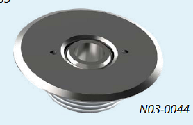 Tryska NEREZ vratná d90,1 1/2" AISI316 (1 díra)