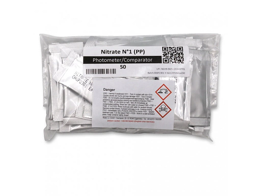 Pomocné tablety pro PoolLab - Nitrate 1 (PP), Reagencie pro měření dusičnanů (50 sáčků)
