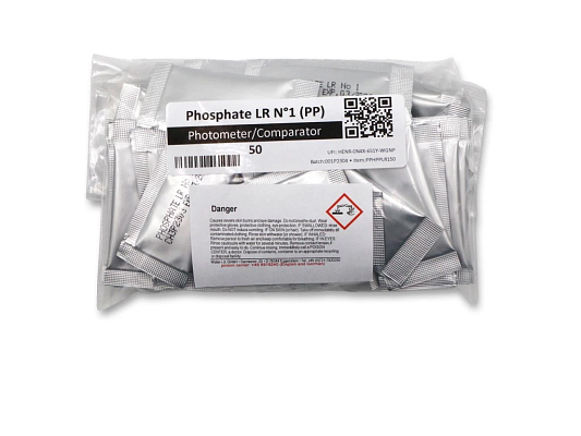 Pomocné tablety pro PoolLab - Phosphate LR 1 (PP), Reagencie pro měření fosfátů (50 sáčků)