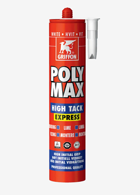 POLY MAX HT EXPRESS lepidlo - bílý 435g