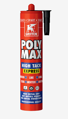 POLY MAX HT EXPRESS lepidlo - černý 435g