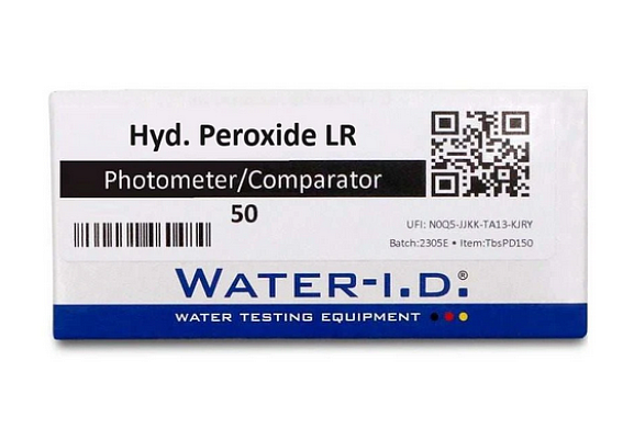 Pomocné tablety pro Poollab -Hydrogen Peroxide LR, Reagencie pro měření peroxidu vodíku (10 tabl)