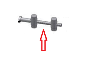 Stahovací šroub pro klemu QS M8x120