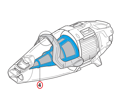 Náhradní kónický filtr pro vysavač BWT PK GIANT