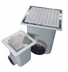 Dnová výpust PES 350x350m d110, 42 m3/h AS