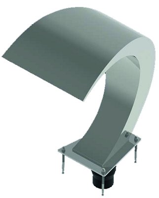 Vodní chrlič Had 380 AISI 316 lesk DOMESTIC