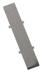 Perličková masáž 480x100mm, AISI 316 do fólie